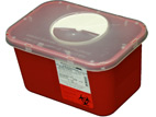 1 Gallon Sharps Container w/ Rotary Lid