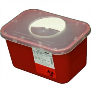 1 Gallon Sharps Container Rotary Lid